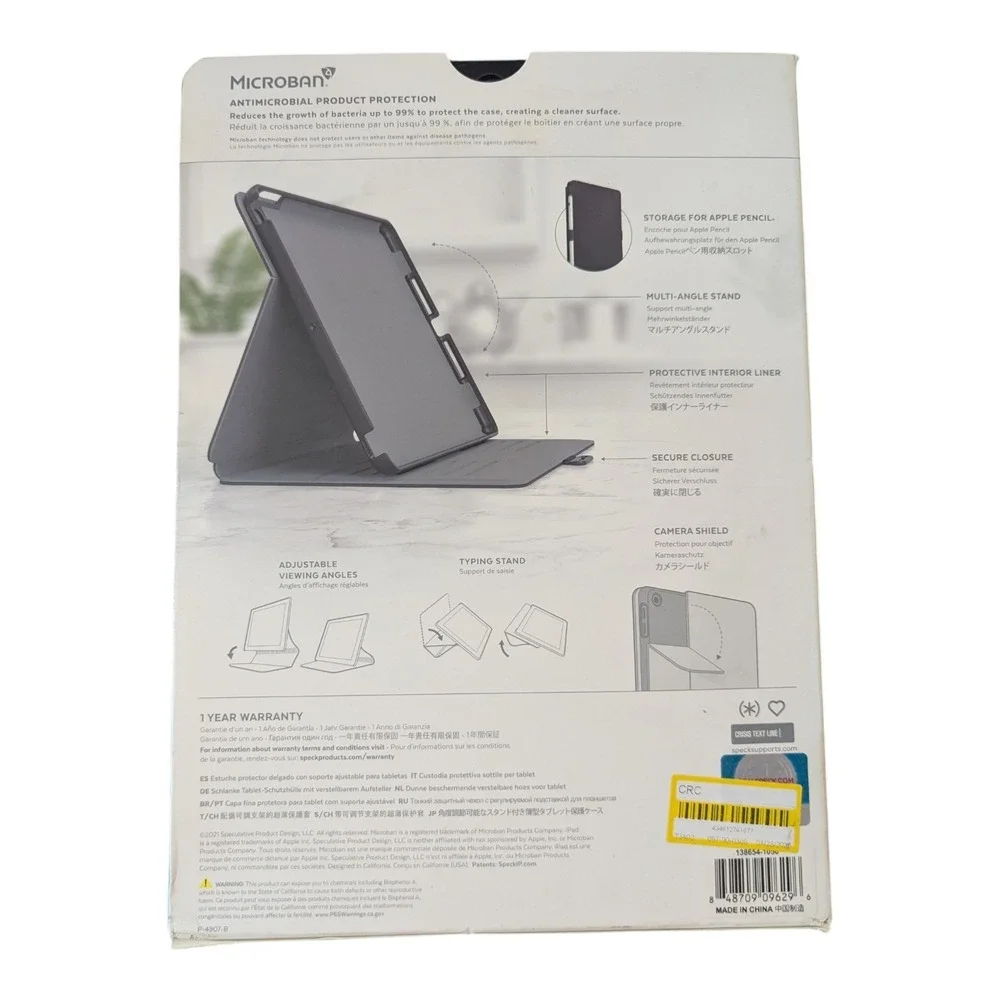 Aa1-O Speck‎ Balance Folio Case for Apple iPad 10.2